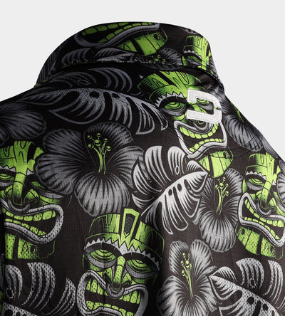 TIKI POLO - BLACK / LIME