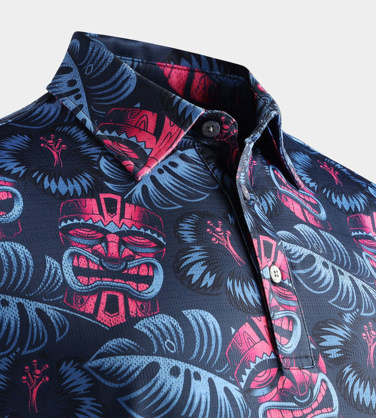 TIKI POLO - NAVY / PINK