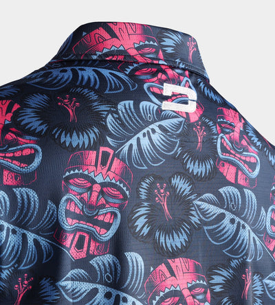 TIKI POLO - NAVY / PINK