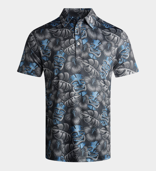 TIKI POLO - GREY / BLUE