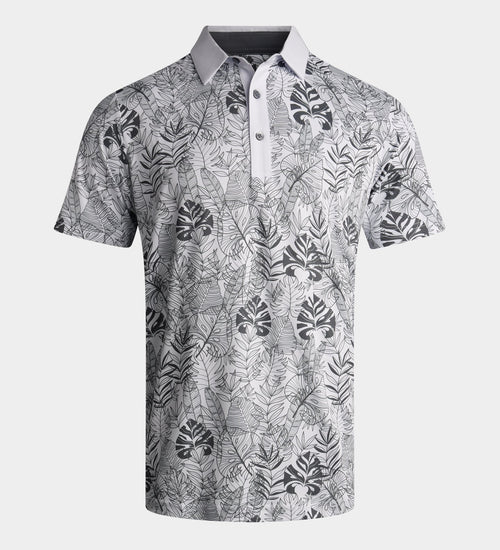TROPICAL POLO - CHARCOAL