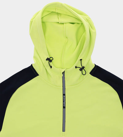 TWO TONE HOODIE 2.0 - LIME / NAVY