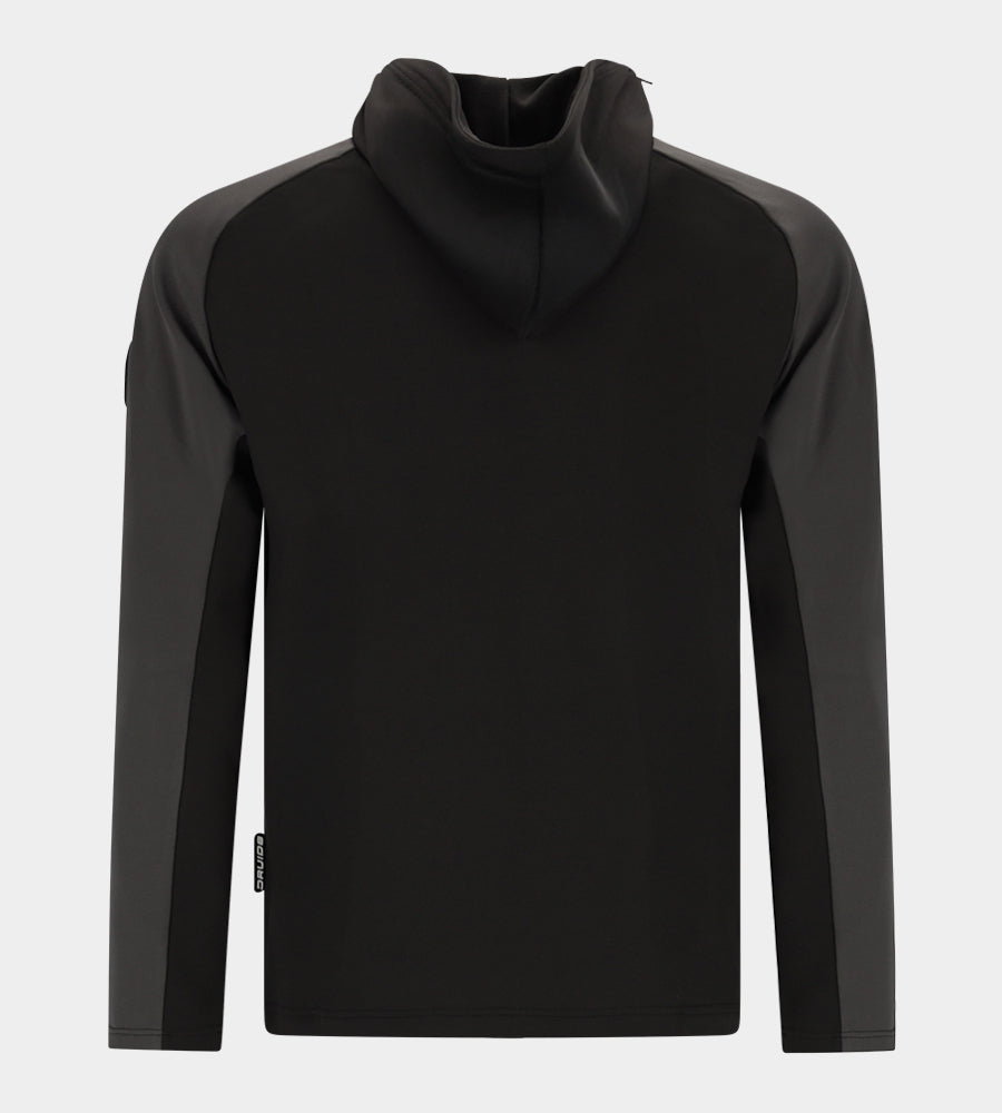 TWO TONE HOODIE 2.0 - BLACK / GREY
