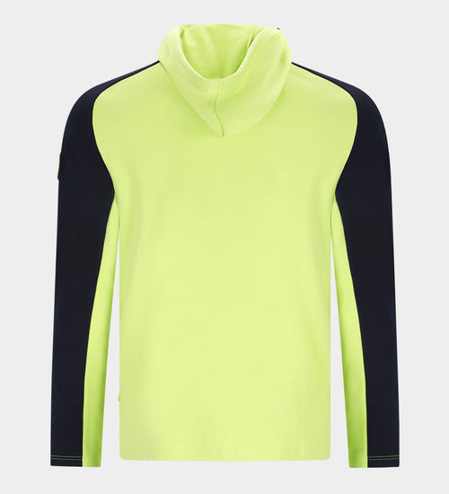 TWO TONE HOODIE 2.0 - LIME / NAVY