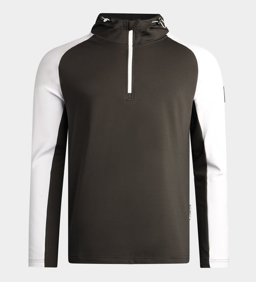 TWO TONE HOODIE - GREY