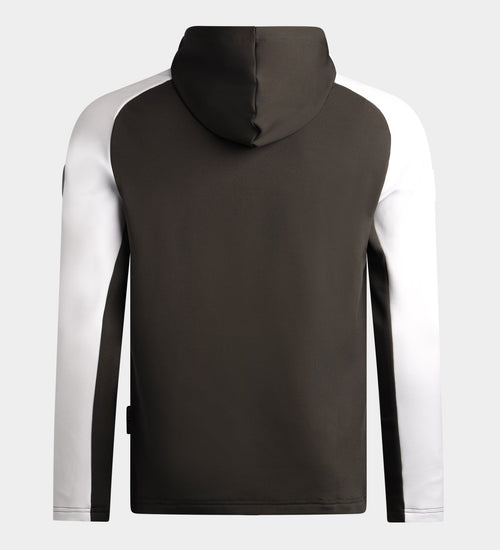 TWO TONE HOODIE - GREY