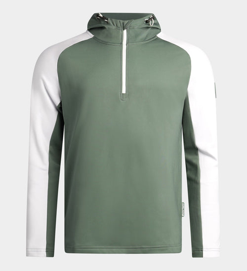 TWO TONE HOODIE - SAGE