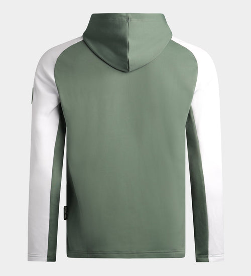 TWO TONE HOODIE - SAGE