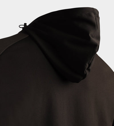 TWO TONE HOODIE - BLACK