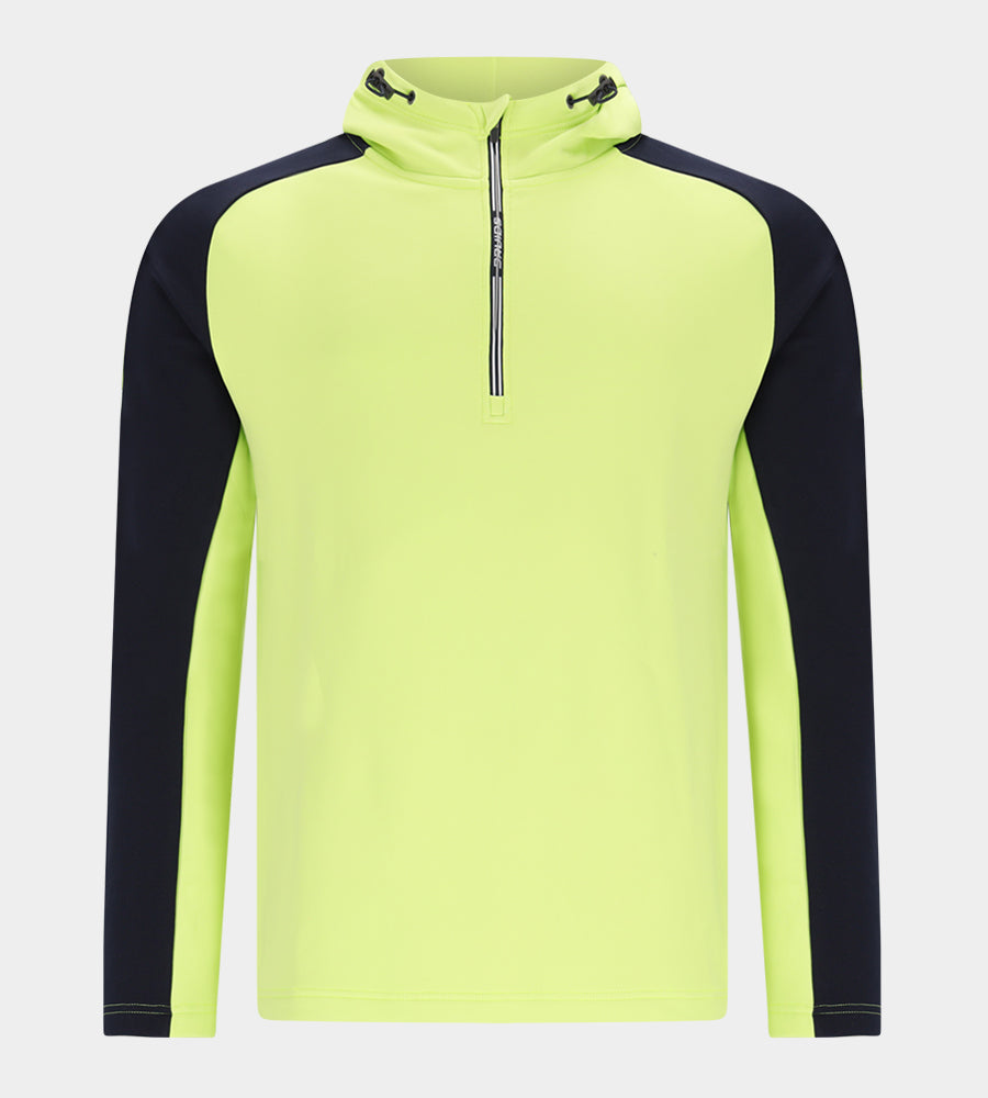 TWO TONE HOODIE 2.0 - LIME / NAVY