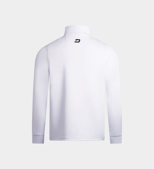 KIDS ULTRA BLEND 1/4 ZIP - WHITE