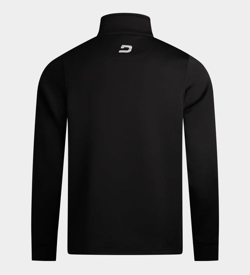 MEN'S ULTRA BLEND GOLF MIDLAYER 1/4 ZIP - BLACK