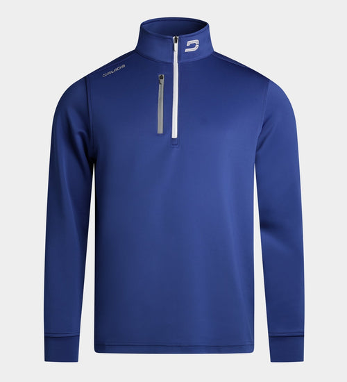 MEN'S ULTRA BLEND GOLF MIDLAYER 1/4 ZIP - BLUE
