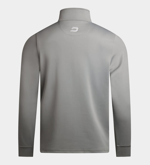 MEN'S ULTRA BLEND GOLF MIDLAYER 1/4 ZIP - LIGHT GREY