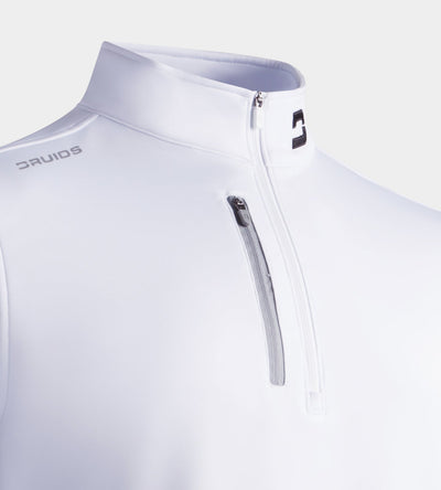 MEN'S ULTRA BLEND GOLF MIDLAYER 1/4 ZIP - WHITE