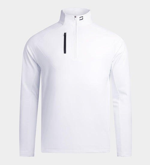 ULTRA BLEND 3.0 1/4 ZIP - WHITE