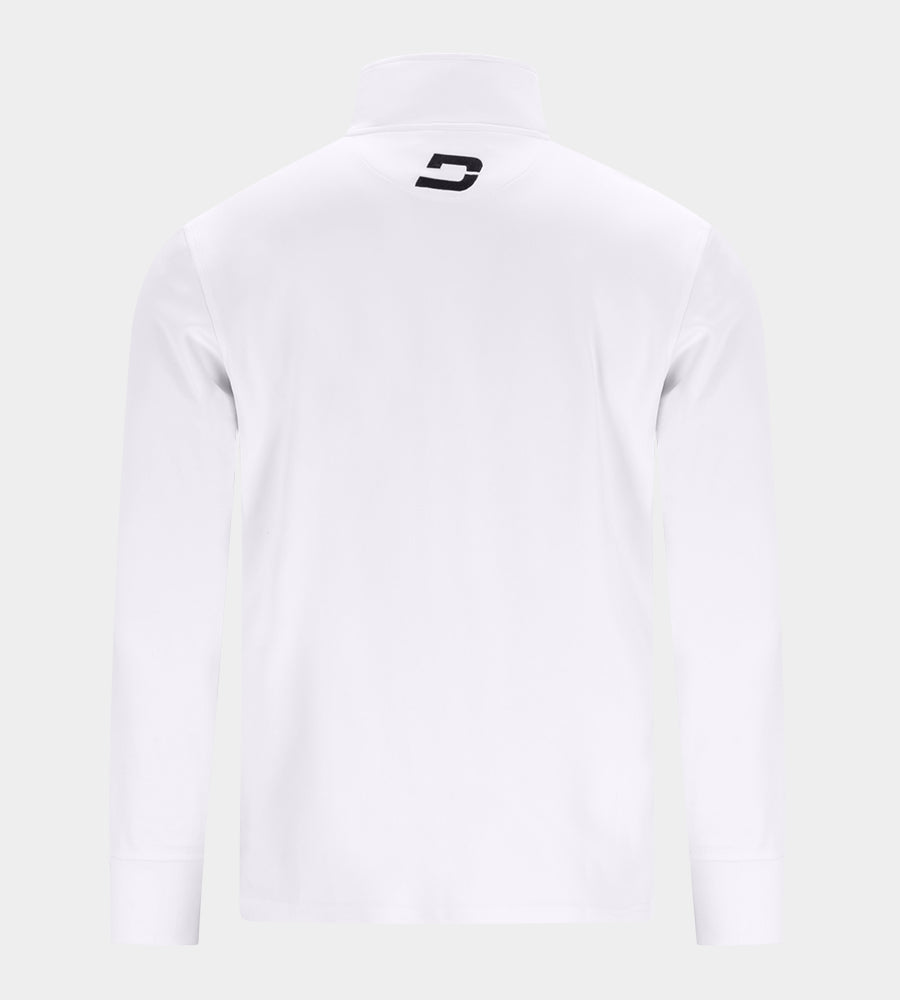 MEN'S ULTRA BLEND GOLF MIDLAYER 1/4 ZIP - WHITE