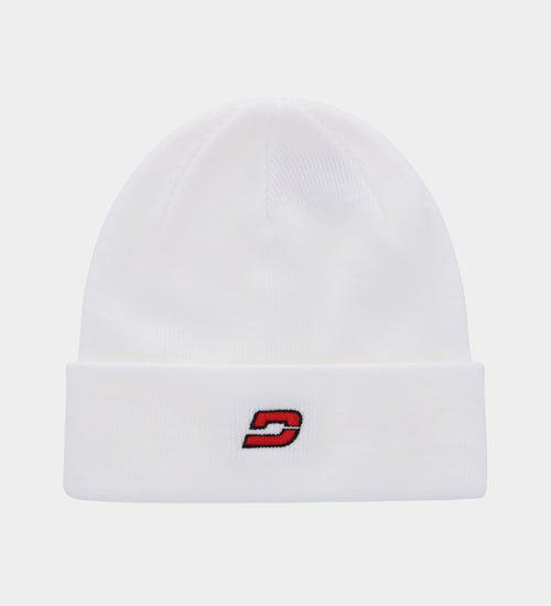 VINTAGE GOLF BEANIE - WHITE