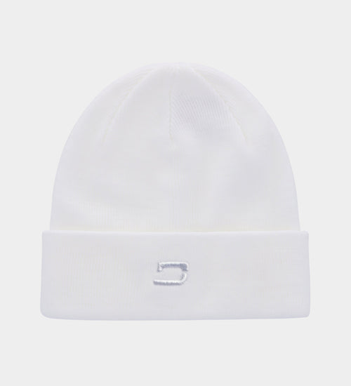 VINTAGE GOLF BEANIE - WHITE