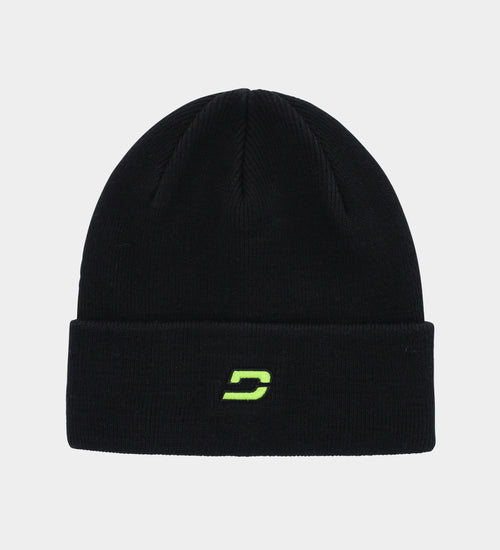 VINTAGE GOLF BEANIE - BLACK