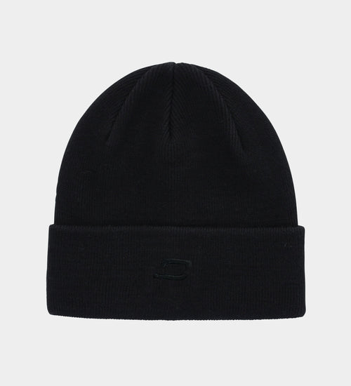 VINTAGE GOLF BEANIE - BLACK