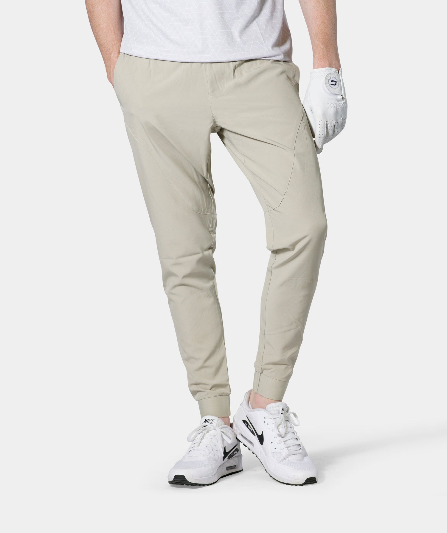 LUXE GOLF JOGGERS - KHAKI - DRUIDS