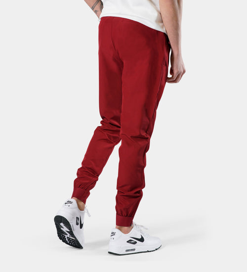 MEN'S GOLF JOGGERS - BURGUNDY