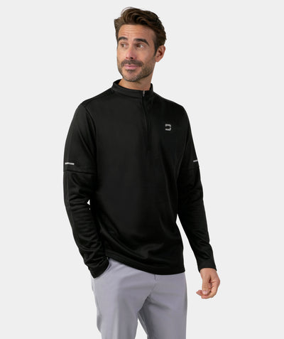 MENS ULTRA FIT MIDLAYER - BLACK - DRUIDS