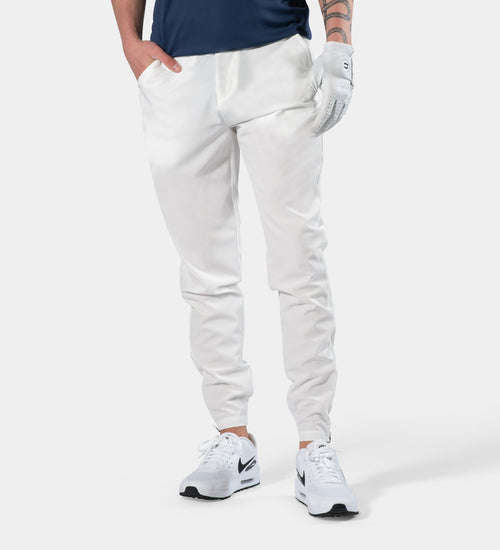MEN'S GOLF JOGGERS - WHITE