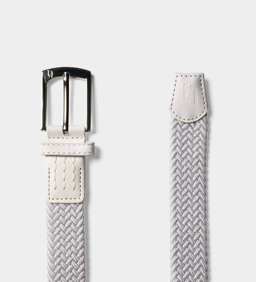 LADIES WEBBED BELT - WHITE