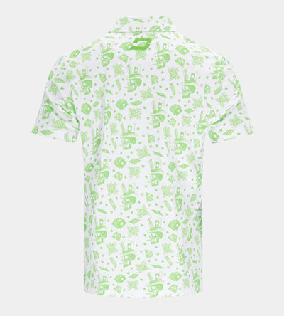 BLACKJACK POLO - WHITE / LIME