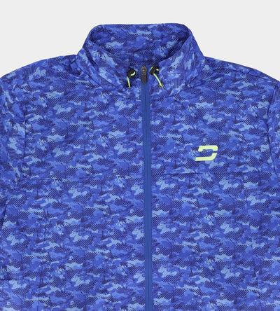 CAMO HYDRO JACKET - BLUE