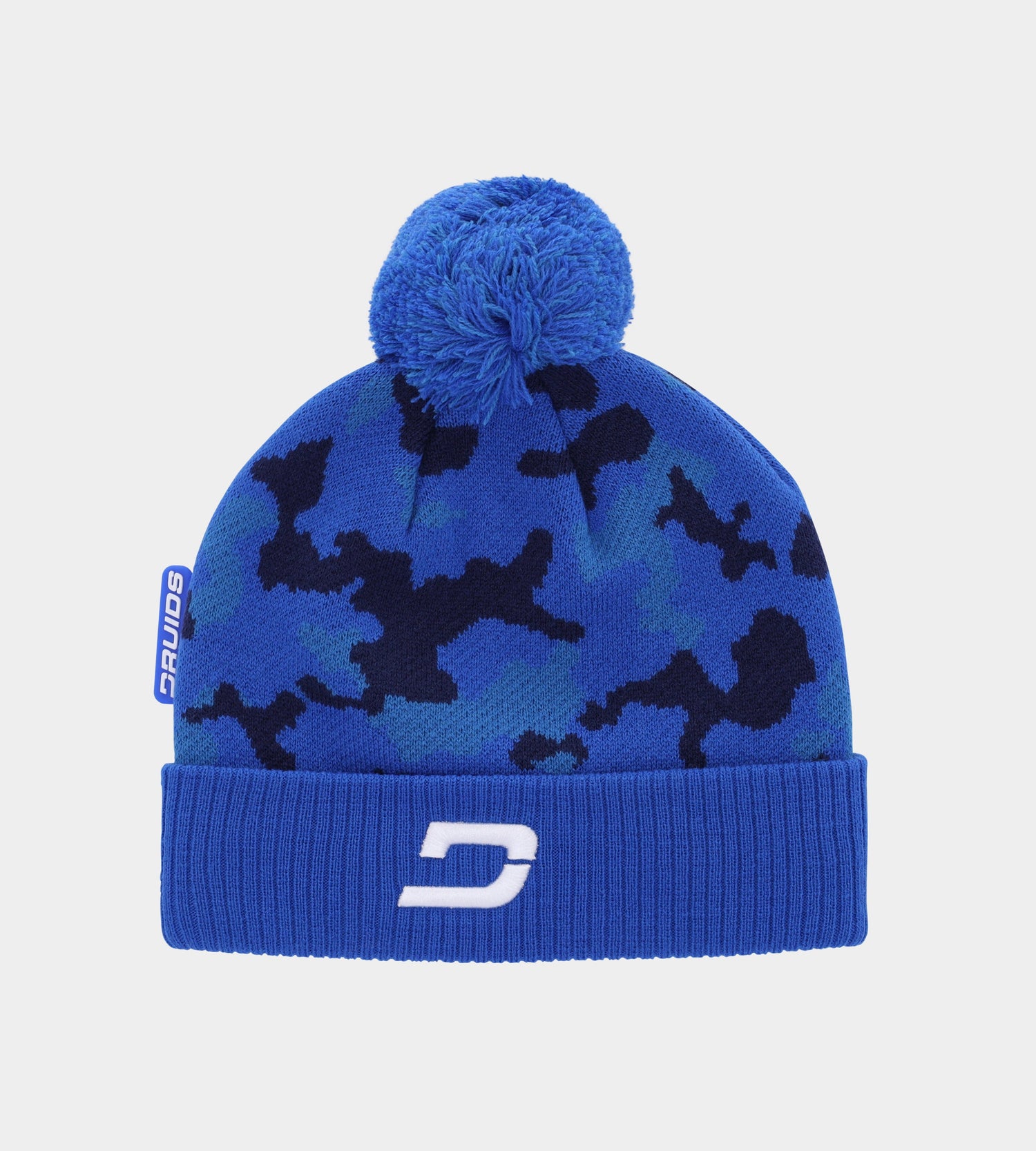 CAMO GOLF BEANIE - BLUE