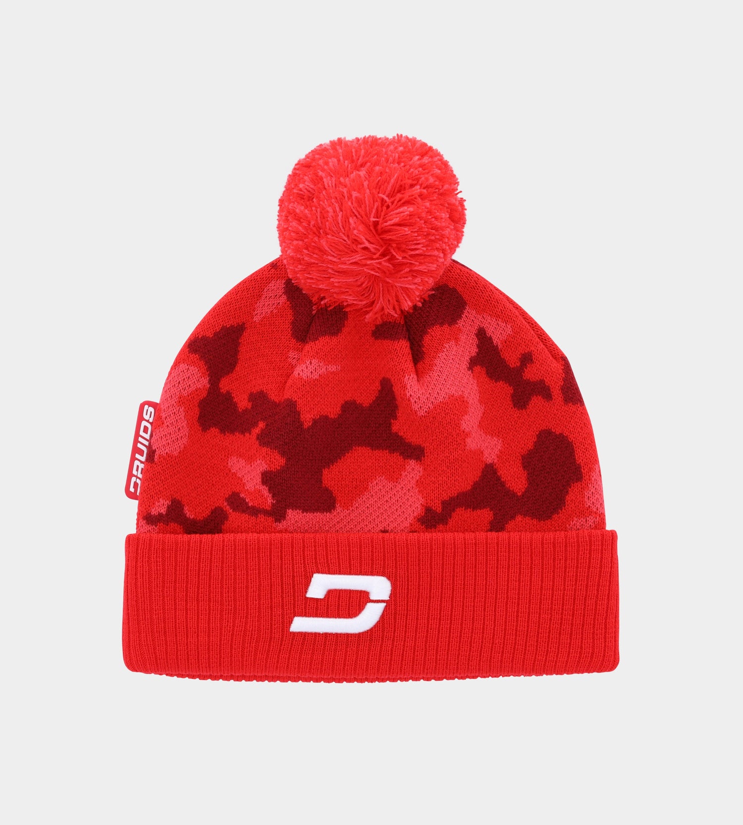 CAMO GOLF BEANIE - RED