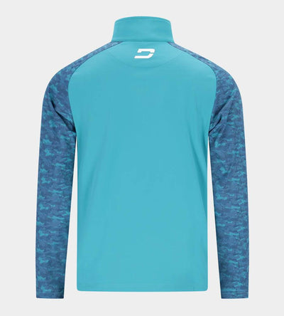 CONTRAST CAMO MIDLAYER - TEAL