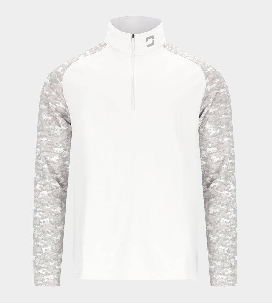 CONTRAST CAMO MIDLAYER - WHITE