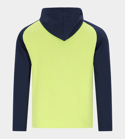 CONTRAST HOODIE - NAVY / LIME