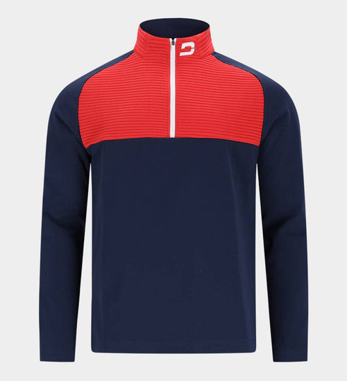 CONTRAST MIDLAYER - NAVY