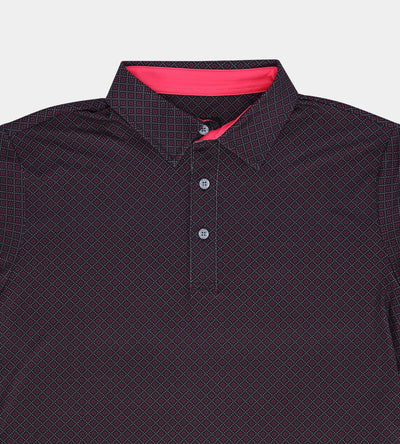 DIAMOND 2.0 POLO - BLACK