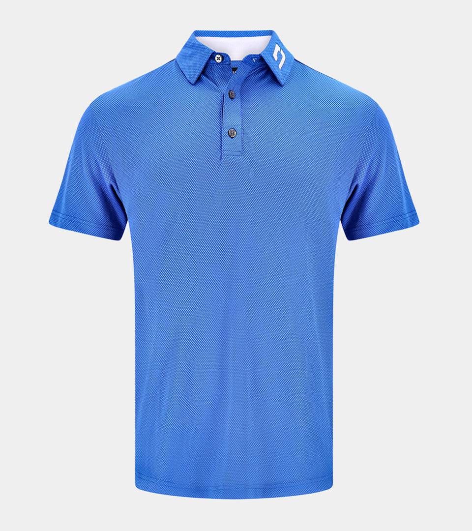 HONEYCOMB POLO - BLUE