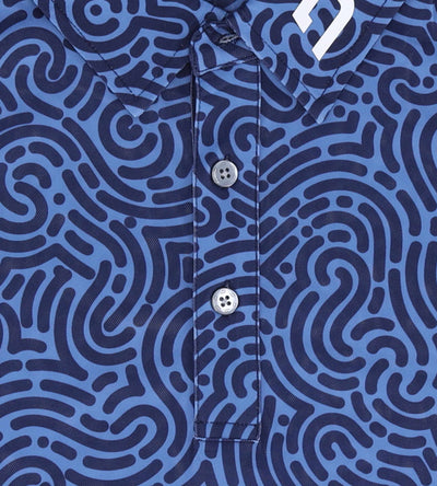 JUMBLE POLO - NAVY