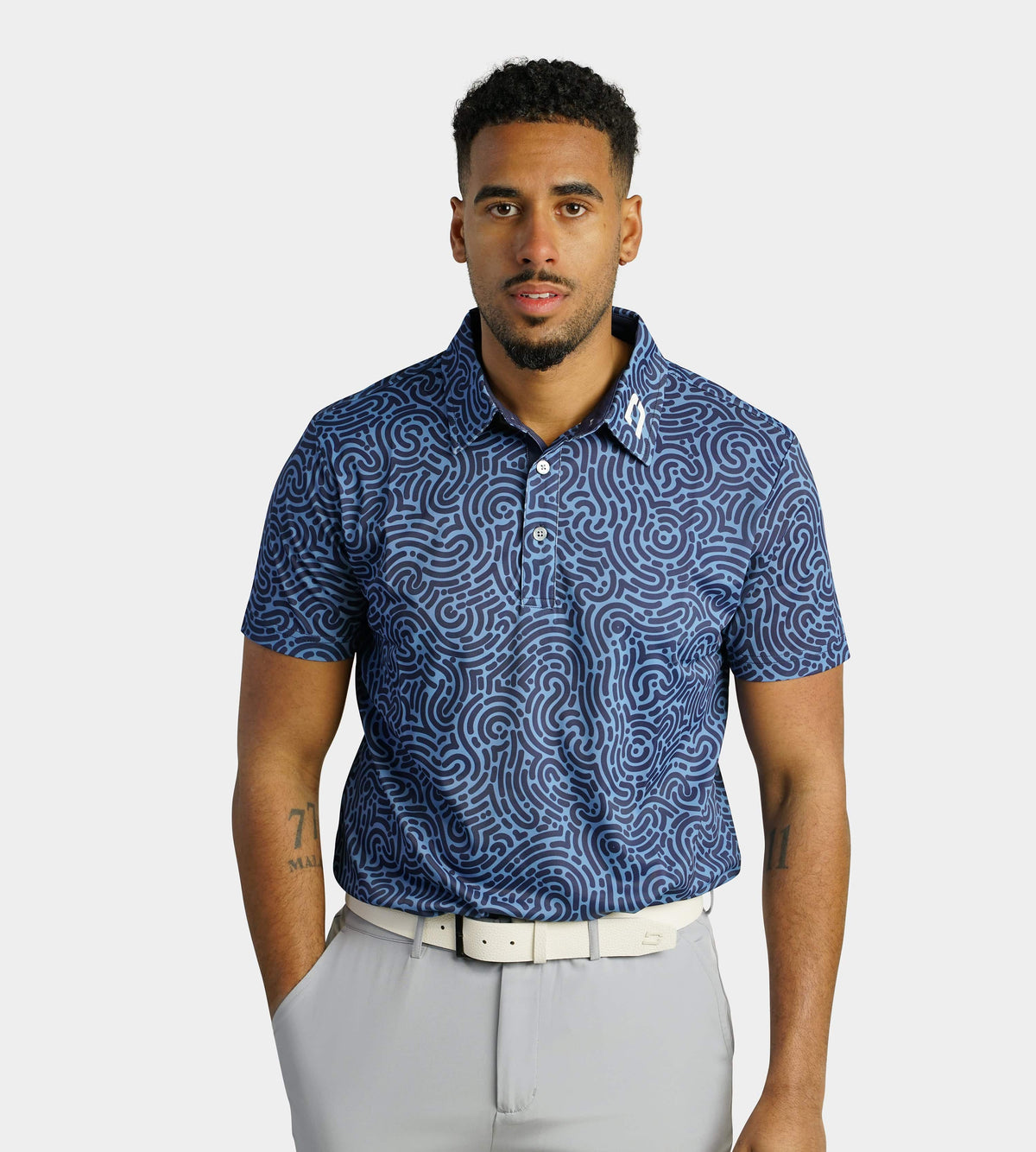 JUMBLE POLO - NAVY