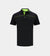 KIDS BLOCK PIQUE POLO BLACK LIME