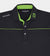 KIDS BLOCK PIQUE POLO BLACK LIME