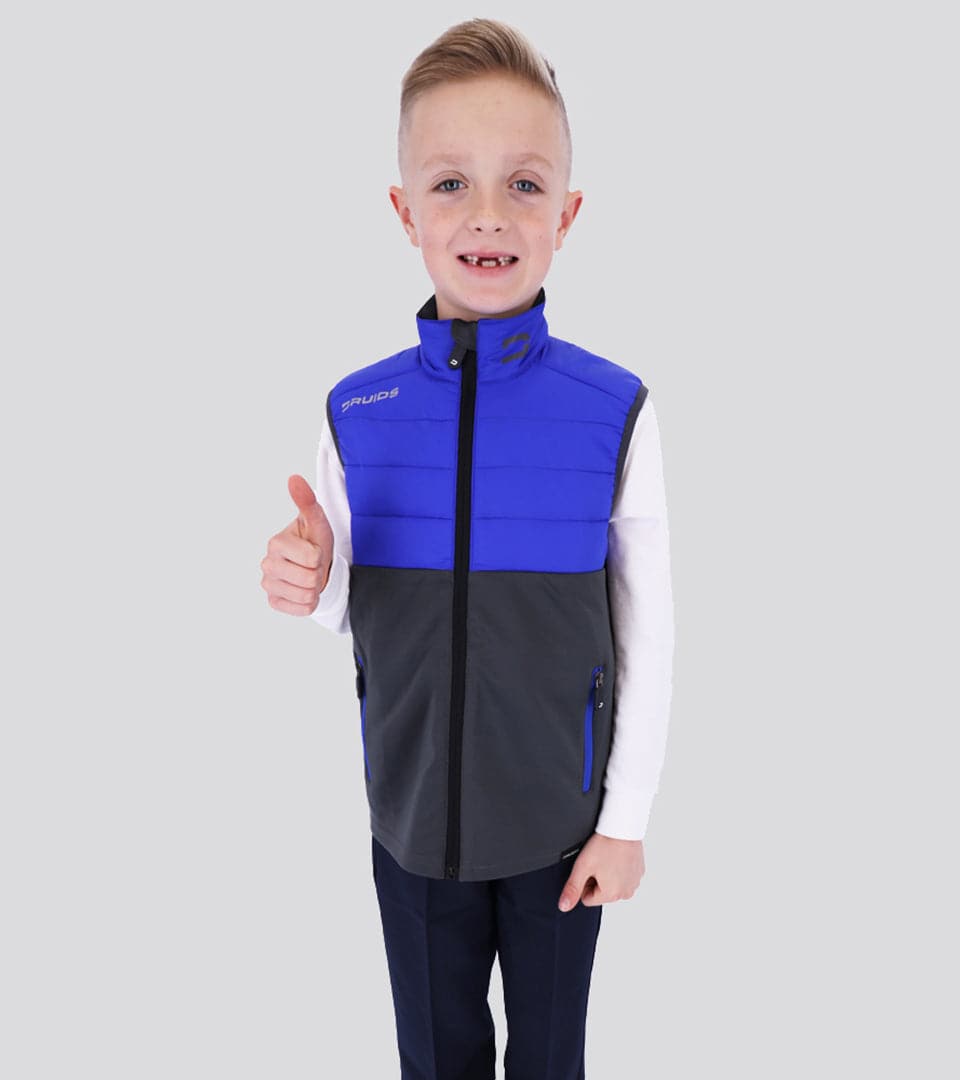 KIDS BLOQUE FIT GILET BLUE NAVY