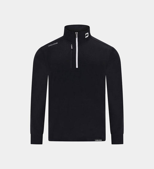 KIDS ULTRA BLEND 1/4 ZIP - BLACK