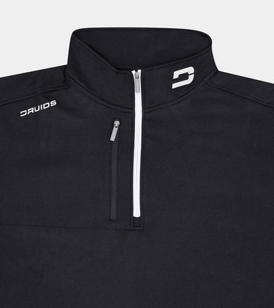 KIDS ULTRA BLEND 1/4 ZIP BLACK