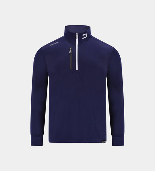 KIDS ULTRA BLEND 1/4 ZIP - NAVY