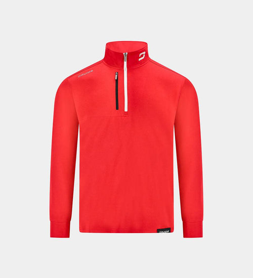 KIDS ULTRA BLEND 1/4 ZIP - RED