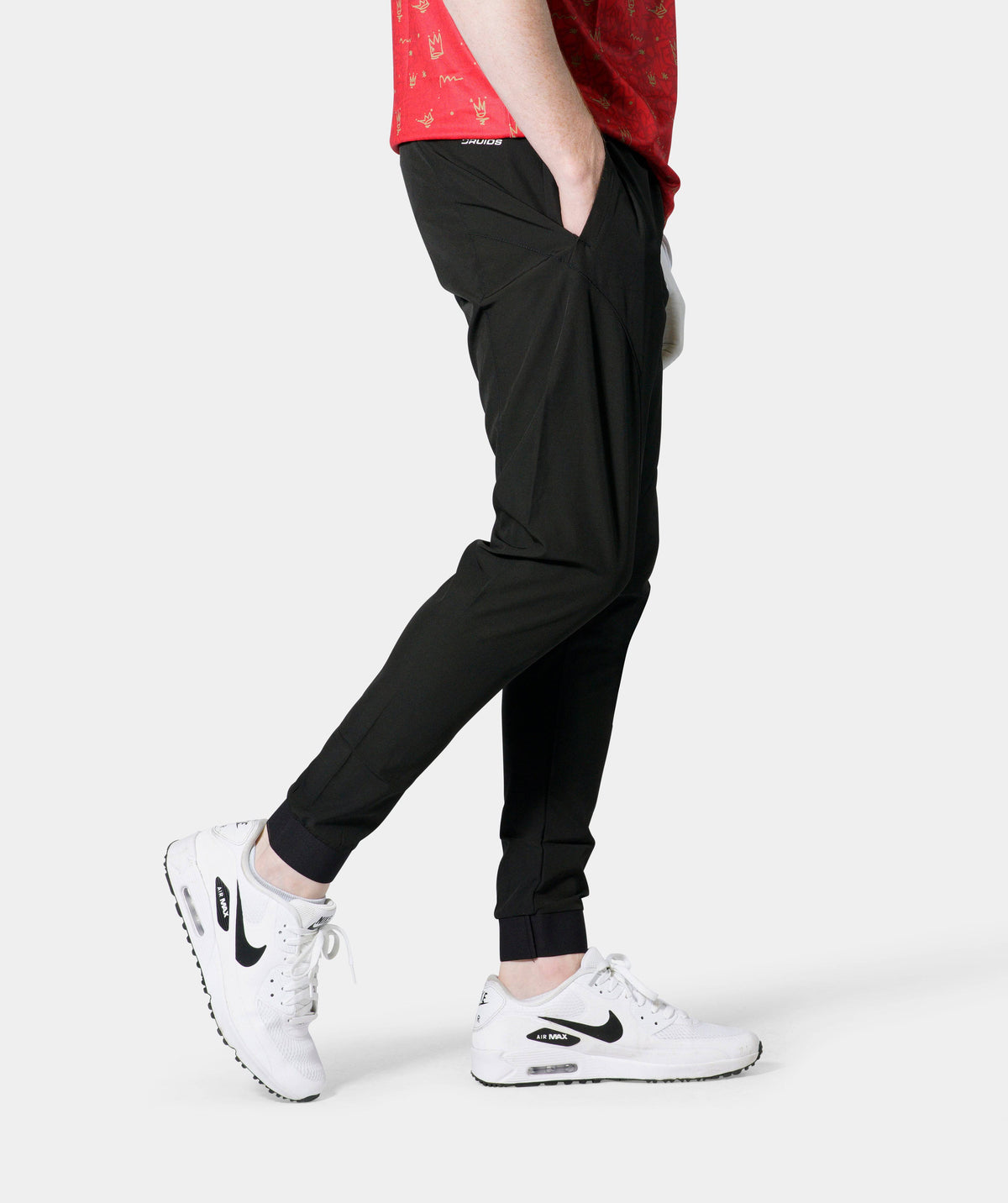 LUXE GOLF JOGGERS - BLACK